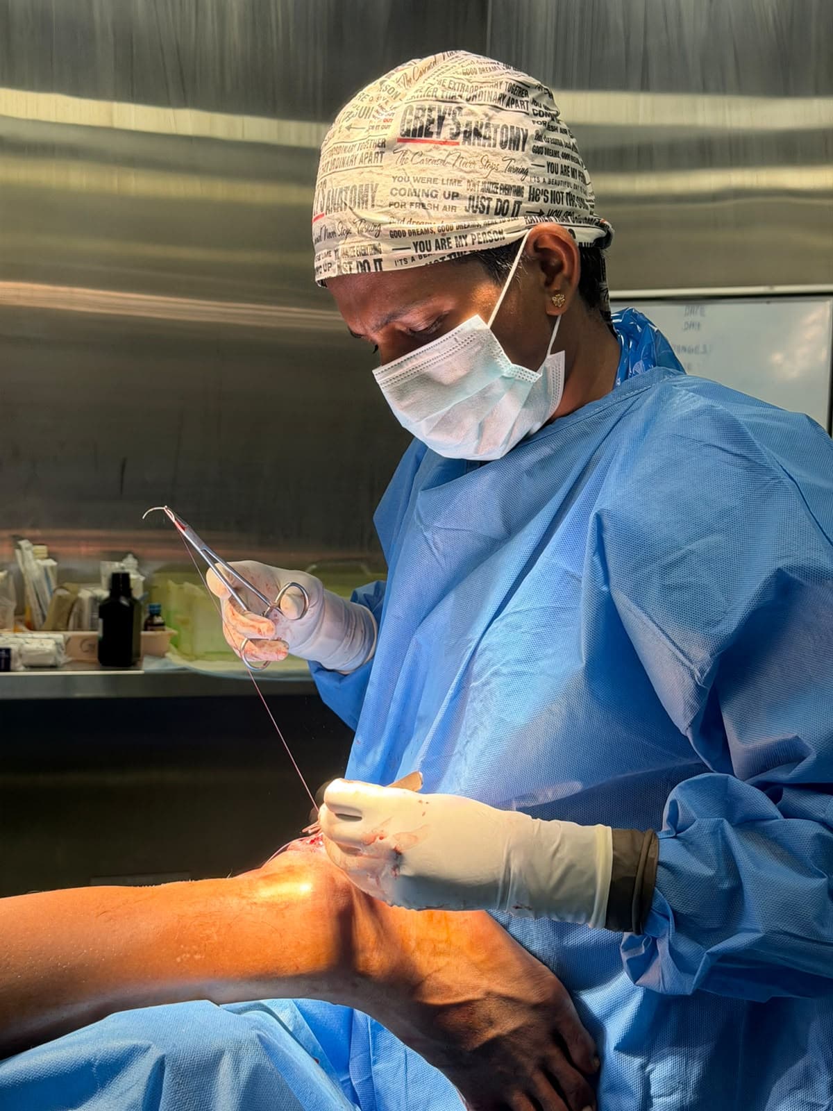 Dr. Nanthini in clinical practice